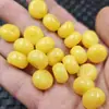 Cuentas de Abaco de Jade de Cera de Abeja Flotante Fluorescente para Agua Salada Cuentas Sueltas Cuentas Espaciadoras de Cera de Abeja Color Amarillo Aceite de Pollo Accesorios para Joyería Cuentas