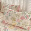 Un Par de Fundas de Almohada de Algodón con Dibujos 48X74 Fundas de Almohada Domésticas para Niños Funda Protectora de Almohada Individual para Dormitorio