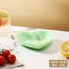 Prato cuspidor de osso criativo de luxo leve em formato de coração, prato de distribuição, prato de nozes, prato de frutas KTV, mesa de jantar para banquete, prato de lanche