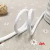 Cuerda de algodón hilado en núcleo de tejido liso de color de 5 mm de grosor, cordón redondo cifrado de algodón, cordón suave para atar, cintura de ropa, cordón de sombrero, tejido a mano