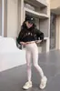 Leggings de Tiburón sin Costuras para Niñas Leggings de Barbie Leggings sin Costuras Estilo Nuevo de Moda para Niños Mayores para Usar Afuera Pantalones Largos