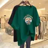 Ropa Nueva para Mujer Tallas Grandes 2026, Nuevo Estilo de Verano para Madres de Mediana Edad, Tops Elegantes que Reducen la Edad, Camisetas Sueltas de Manga Corta, Moderno