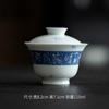 Juego de té pintado a mano liquidación tazón de cubierta taza de té tarro de té taza justa tetera bienestar juego de té kung fu hogar estilo japonés