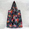 Bolsa de Ombro Casual Fashion para Viagem de Menina, Sacola de Compras de Supermercado Portátil de Nylon para Venda por Atacado