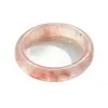 Recomendação Primavera e Verão Pulseira Romântica Laranja Soda Seda Dourada Jade Flor de Pessegueiro Infusão para Familiares e Amigos Temperamento Quente Pulseira de Seda Dourada Jade