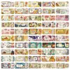 50 Pegatinas de Boleto de Ensueño Impermeables para Diario DIY Maleta Guitarra Material de Decoración Pegatinas