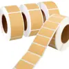 Etiquetas de Nombre de Papel Kraft, Etiquetas de Código de Rastreo, Impermeables, Resistentes al Desgarro, Notas Adhesivas Autoadhesivas, Especiales para Recogida de Entrega Express