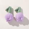 Estilo Mori lana fresca ganchillo flor de tulipán accesorios diy aretes tocado accesorios para el cabello material horquilla mayoreo
