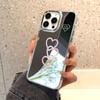 Funda Espejo Adecuada para iPhone 17 Pro Max, Diseño de Corazón Rosa, Estilo Nicho para iPhone 15, 13/14, Apple 16, Cobertura Total con Agujero Grande