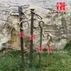 Clavo de tierra para tienda de campaña exterior con rosca de acero, acero al carbono, clavo de estaca de tierra fijo para cuerda de viento de camping, perno para mascotas, clavo de estaca para perro, clavo para trampolín
