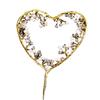 Guirnalda romántica de perlas de amor para decoración de tartas, San Valentín, bodas, cumpleaños, decoración de mesa de postres, plato y bandera.
