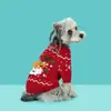 Roupas de Cachorro Transfronteiriças Suéter Outono Inverno Círculo de Animal de Estimação de Natal Novo Suéter 2026 Roupa de Gato Suéter de Halloween