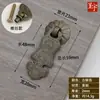 Chengyu Estilo Chino Nuevo Manija Pequeña para Puerta de Armario Ruyi Manija de Cajón Cobre Puro Herrajes de Cobre Manija de Caja de Joyería Ferretería para Muebles