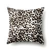 Funda de Almohada Moderna Abstracta con Estampado de Leopardo Nórdico de Poliéster Decoración para Coche Impresión para el Hogar Funda de Almohada Lumbar QTH2