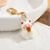 Paisaje en Miniatura Creativo Lindo Buena Suerte Gordo Gato de la Suerte Accesorios de Decoración DIY Adornos Mini para Coche Escritorio