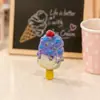 Accesorios de Resina para Manualidades de Dibujos Animados, Juguetes de Comida Simulada, Chocolate Helado, Pasadores para el Cabello Hechos a Mano, Hebillas para Zapatos, Accesorios para Teléfonos Móviles