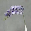 Nueva decoración del hogar de orquídea mariposa 3D9, adornos para sala de estar, decoraciones de flores artificiales, adecuado para bodas, hoteles y escenarios