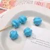 Color Macarrón Cuentas Acrílicas de Helado Llavero Colgante Hecho a Mano Accesorios Cadena para Teléfono Móvil Material