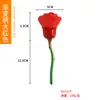 Atacado de fábrica novo pincel de maquiagem flor de rosa alto valor de cor cabo galvanizado pincel para pó solto único pétala de lã macia pincel de blush