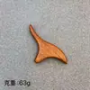 Cone de massagem triangular de sândalo verde de seda dourada Finch Massagem de raspagem de pontos de acupuntura Massagem de madeira Bastão de meridiano vertebral Bastão de ponto plantar