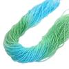 Grânulos de cristal multicolor em gradiente de 2mm, contas soltas para DIY, contas de abacaxi, material de contas artesanais, acessórios para pulseira