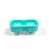 Bandeja de Hielo Popular de Silicona con Dos Bolas Transfronteriza para Uso Doméstico, Molde Redondo de Cubitos de Hielo Fácil de Sacar para Refrigerador