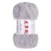 Hilo de piel gruesa, hilo de imitación de piel, gorro largo de lana de visón, bufanda tejida a mano, bolsa de material para manualidades tejida a mano