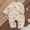 Ropa de Primavera y Otoño para Niños, Ropa para Recién Nacido, Mameluco para Bebé, Ropa Estilo Monje Clase A, Algodón Algodón Puro Manga Larga