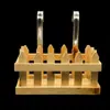Taburete Plegable con Respaldo para Bañera de Madera de Cedro Silla para Bañera Accesorios de Madera Maciza para Salón de Belleza Baño
