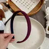 Diadema de Punto Versátil Color Puro Morandi Básica, Diadema de Lavado Facial de Gama Alta, Accesorios para el Cabello, Tocado Sencillo para Niñas con Elegancia