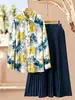 Fábrica de Origem Exportação Transfronteiriça Moda Feminina Plus Size Casual Conjunto de Duas Peças Coleção de Liquidação