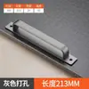 Manija de aleación de aluminio simple moderna sin perforaciones para cocina de restaurante, baño, venta directa de fábrica de manijas de aleación de aluminio