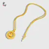 Colgante de Calabaza Espiga de Trigo, Oro Arena Estilo Antiguo con Diamantes, Giratorio, Collar Chapado en Oro Cobre, Disponible en Estilo Vintage Exquisito para Mujer