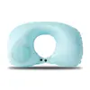Fabricante Original Almohada Inflable en Forma de U Se Puede Personalizar Logo Regalo Evento Venta al por Mayor Portátil Viaje Almohada para Cuello Almohada Inflable
