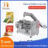 Máquina de embalagem automática externa para zongzi, máquina de ensacamento para alimentos vegetais pré-fabricados, codificação, pesagem a vácuo para embalagem em saco