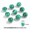 Ventas Directas del Fabricante Li Malquita Natural Cuentas Sueltas Cuentas Redondas Pulsera DIY Cuentas de Jade Semiacabadas Cuentas de Hilo