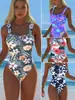 Traje de baño de una pieza estilo europeo y americano 2027 para mujer, que ciñe la cintura, adelgazante, oculta el abdomen, exportación de comercio exterior, hueco, sexy, para vacaciones en aguas termales, ajustado