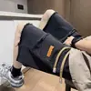 Shorts de Mezclilla Rasgados para Hombre, Marca Trendy de Verano, Corte Holgado, Versátiles, Elegantes, Bordes Deshilachados, Shorts Rectos de Cinco Puntos Lavado Vintage