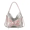 Bolso de Mariposa de Nicho para Mujer 2026 Nueva Moda Versátil Bolso de Hombro Cruzado Debajo del Brazo Bolso para Estudiante Viajero