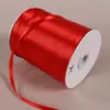 Cinta roja brillante cinta de seda cinta de satén banderín rojo para coche regalo presente horneado flor embalaje boda