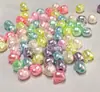 Cuentas redondas corazón de melocotón estrella de cinco puntas color perla de imitación accesorios para ropa y cabello material de bricolaje accesorios para joyería hecha a mano cuentas sueltas