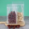 Saco transparente selado em oito lados auto selante saco de órgão de pet espessado saco de embalagem de produto de lanche de frutas secas saco selado de grãos de chá