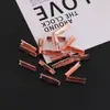 Metal Simple Oro Rosa 25mm Hebilla de Chaleco DIY Clip para Collar Hecho a Mano Borla Accesorios para el Cabello Clip Accesorios Pequeños