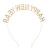 Diadema de feliz cumpleaños con letras de feliz cumpleaños y diamantes de imitación para celebrantes de Internet, diadema para adultos.