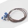 Conector de termopar tipo T com fio multifilamento de torção de Teflon de clipe fixo