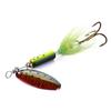 Señuelo Falso de Lentejuelas con Pluma Hengjia Popular Señuelo de Pesca de Lentejuelas Giratorias 3.5g Señuelo Falso Equipo de Pesca