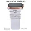 Adecuado para hebilla de Apple Watch Correa de silicona con banda de reloj incrustada de diamantes Hebilla de pasador de diseño original para iWatch