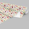 Tela de Poliéster Completo Estampado Digital, Bolsas, Cojines, Almohadas, Manteles, Ropa, Estampado de Poliéster Patrones de Frutas