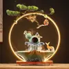 Nuevos Muebles para el Hogar de Estilo Chino Creativos Joyería Apertura Regalos de la Suerte Agua Circulante para Hacer Dinero Decoración Adornos de Oficina