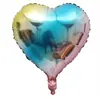 Balão de alumínio de amor de 18 polegadas decoração de casamento Dia dos Namorados Dia de Ano Novo balão layout de quarto de casamento balão de folha de alumínio em forma de coração
